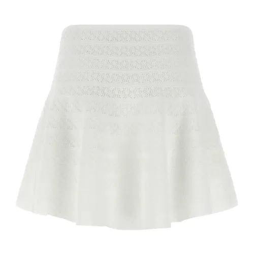 Pointelle Knit Mini Skirt - Self Portrait - Modalova