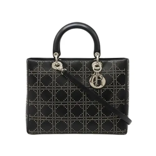 Pre-owned Leather Handbag - Dior Vintage - Modalova