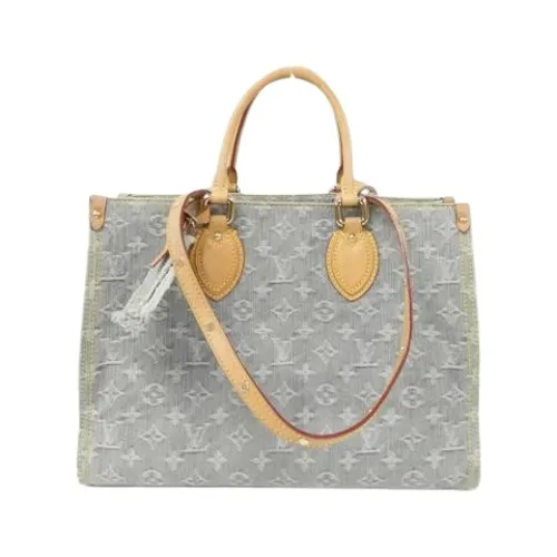 Pre-owned Denim Tote Bag - Louis Vuitton Vintage - Modalova