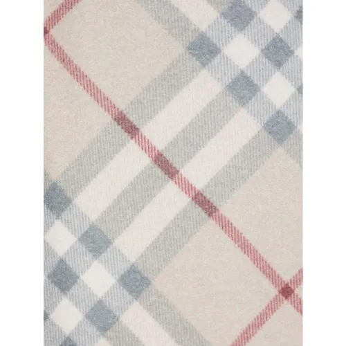 Check Pattern Wool Knit Mini Skirt - Burberry - Modalova
