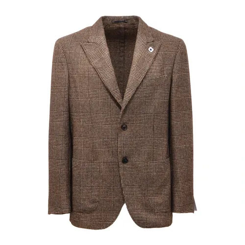 Wool Blend Jacket - Lardini - Modalova