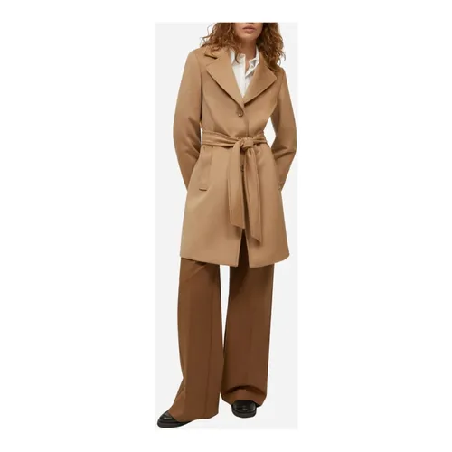 Single-breasted Wool Coat - Pennyblack - Modalova