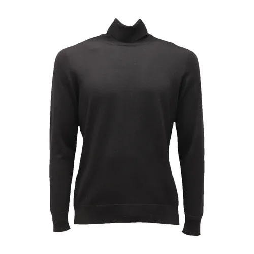 Wool Turtleneck Sweater - La Fileria - Modalova
