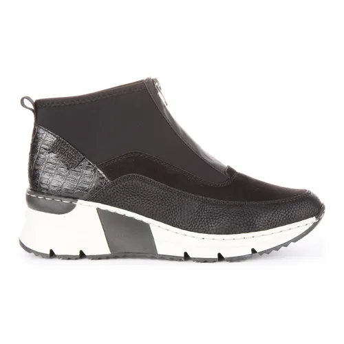 Stylish Black Ankle Boots - Rieker - Modalova