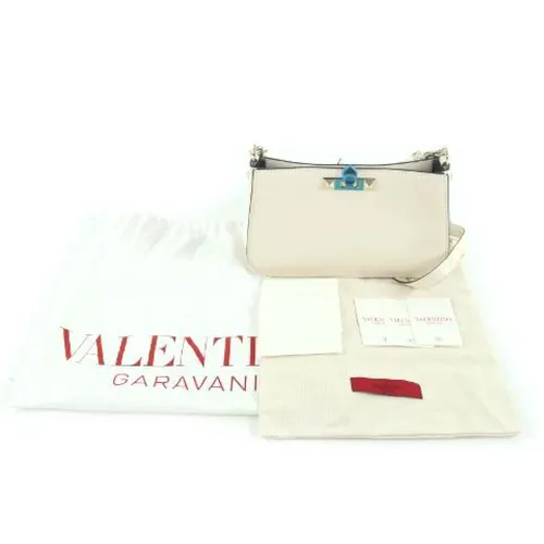 Pre-owned Leather Shoulder Bag - Valentino Vintage - Modalova