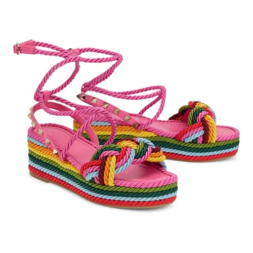 Platform Wedge Sandal - Valentino Garavani - Modalova
