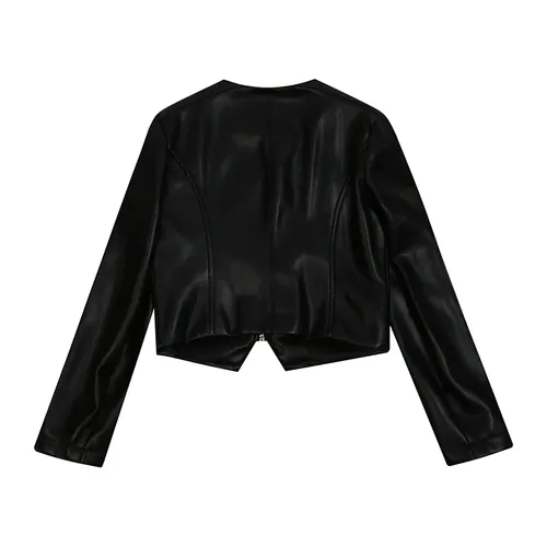 Short Eco-Leather Jacket - Patrizia Pepe - Modalova