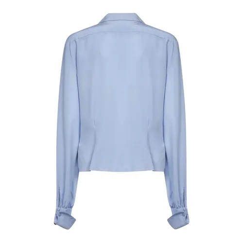 Long-sleeved Silk Shirt - Maison Margiela - Modalova