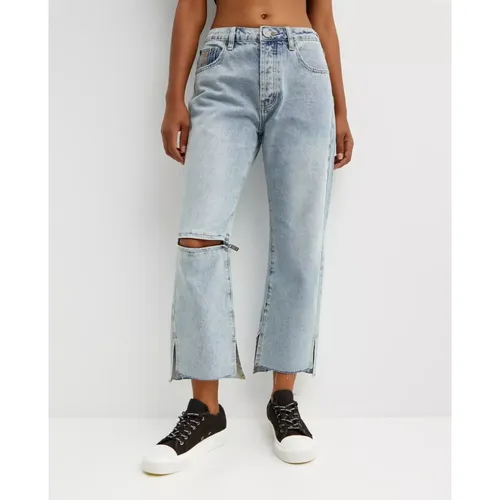 Mid-rise Blue Denim Jeans - One Teaspoon - Modalova