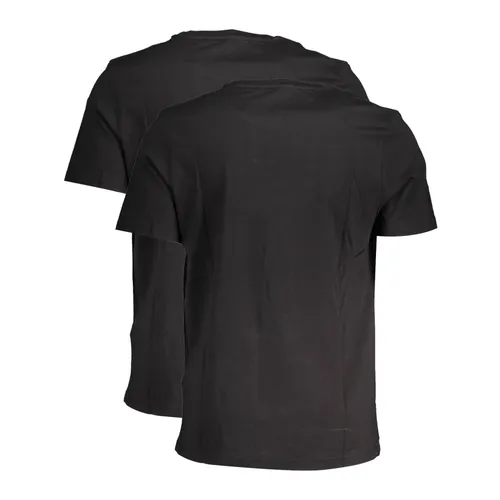 Black Cotton Men's T-Shirt Pack - Fila - Modalova