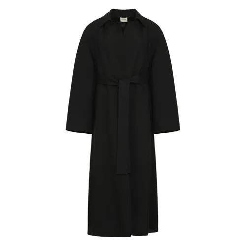 Roth Viscose Blend Coat - Khaite - Modalova