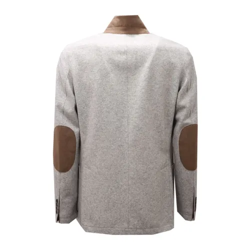 Light Grey Wool Jacket - Eleventy - Modalova