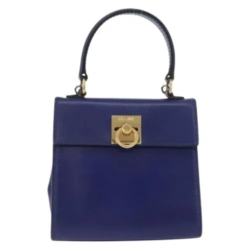 Pre-owned Leather Mini Bag - Celine Vintage - Modalova
