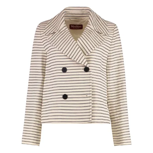 Assuan Double-Breasted Jacket - Max Mara Studio - Modalova