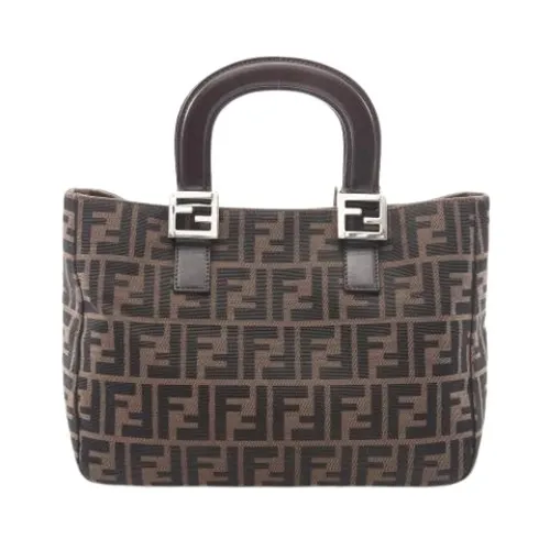 Pre-owned Zucca Tote Bag - Fendi Vintage - Modalova