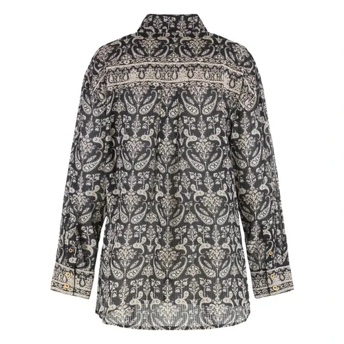 Lloyd Paisley Shirt - Veronica Beard - Modalova