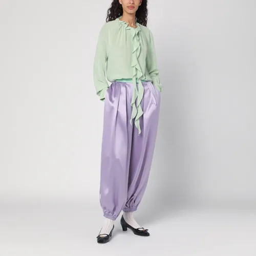 Silk Trousers - Valentino Garavani - Modalova