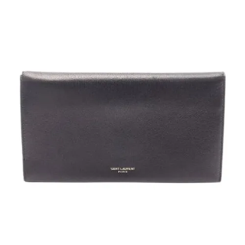 Pre-owned Leather Wallet - Yves Saint Laurent Vintage - Modalova