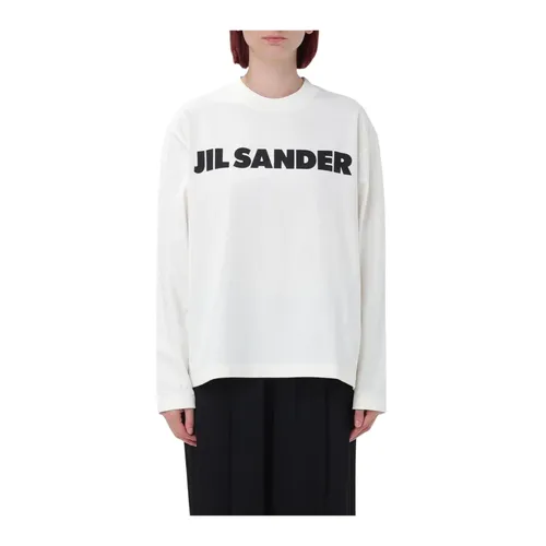 Minimalist Logo Tee for Women - Jil Sander - Modalova