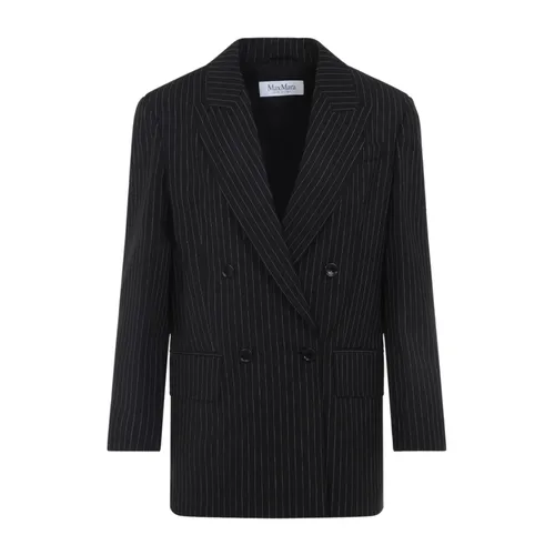 Black Wool Jacket for Women - Max Mara - Modalova