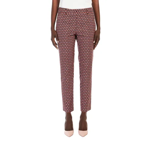 Geometric Night Style Cotton Pants - Max Mara - Modalova