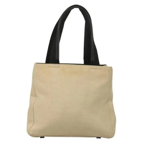 Pre-owned Vintage Canvas Tote Bag - Prada Vintage - Modalova