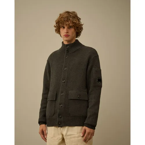Lambswool GRS Buttoned Sweater - C.p. Company - Modalova
