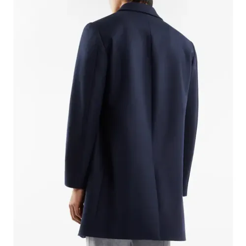 Blue Loden Coat with Hook - Fay - Modalova