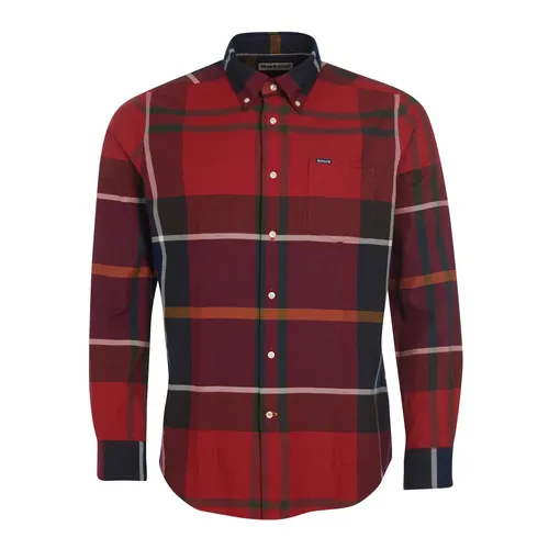 Red Dunoon Tailored Shirt - Barbour - Modalova