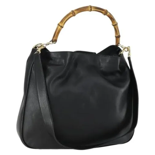 Pre-owned Leather Handbag - Gucci Vintage - Modalova
