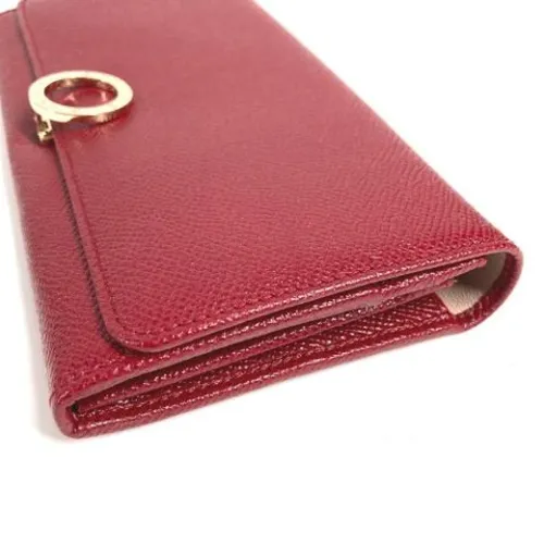 Pre-owned Leather Wallet - Bvlgari Vintage - Modalova