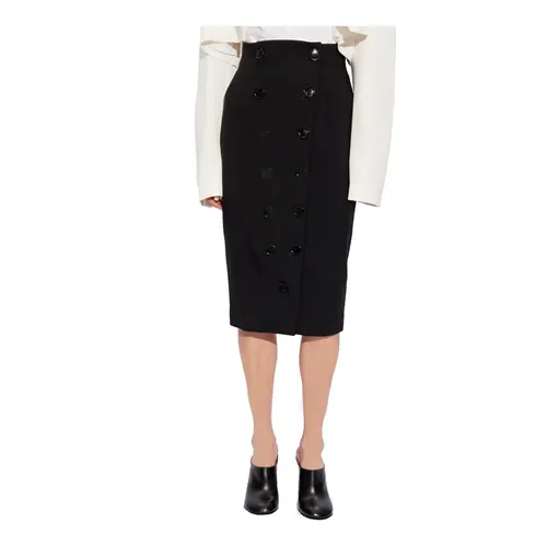 Black Croco Mini Dress - Alaïa - Modalova