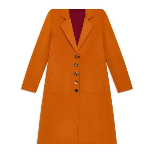 Double Wool Overcoat - Maliparmi - Modalova