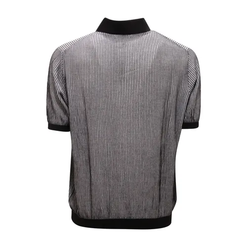 Polo Neck Pullover Black-White Shirt - Ballantyne - Modalova