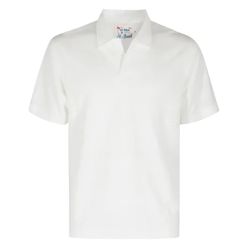 Linen Polo Shirt - MC2 Saint Barth - Modalova