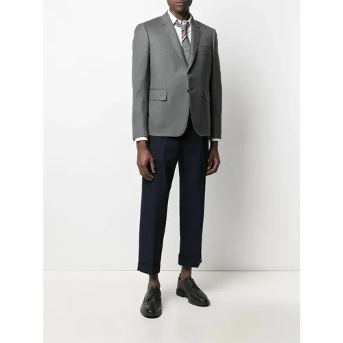 Crop-Sleeve Blazer - Thom Browne - Modalova