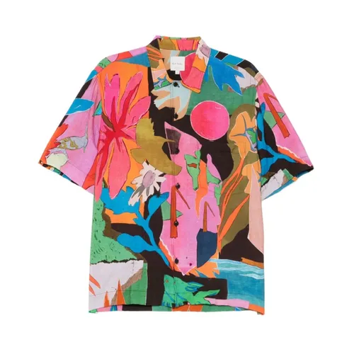 Camisa de Manga Corta Estampada - Paul Smith - Modalova