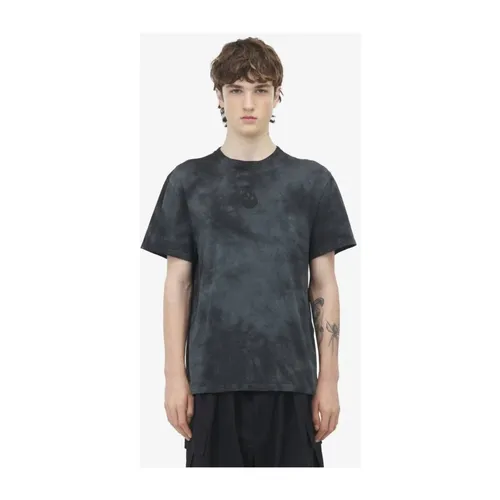 Black Washed Dye T-Shirt - Alexander McQueen - Modalova