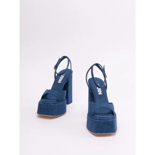 Blue Heeled Sandals - 3Juin - Modalova