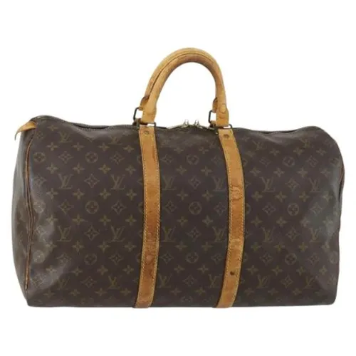Pre-owned Canvas Weekend Bag - Louis Vuitton Vintage - Modalova