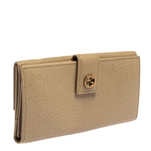 Pre-owned Leather wallets - Gucci Vintage - Modalova