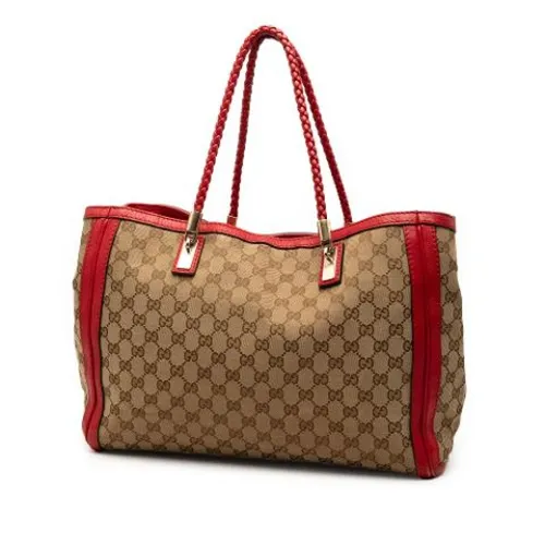Pre-owned Canvas Tote - Gucci Vintage - Modalova