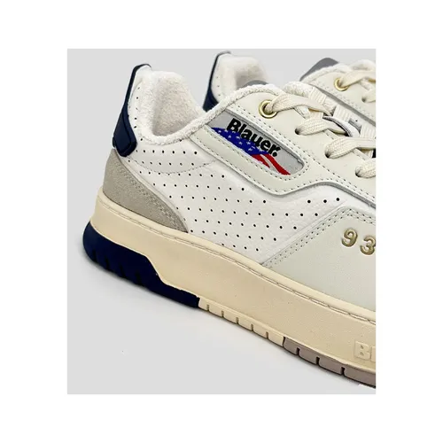 Harper Sneaker - White/Blue - Blauer - Modalova