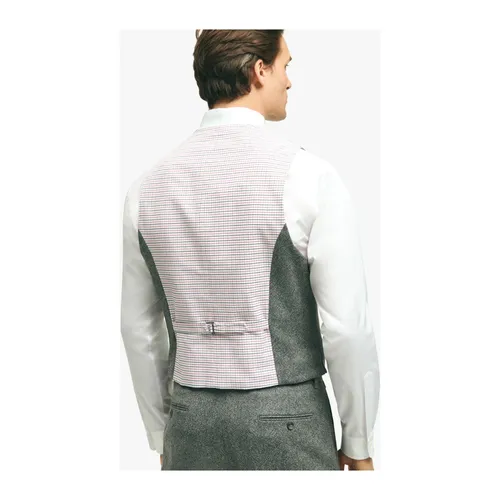 Medium Grey Wool Vest - Brooks Brothers - Modalova