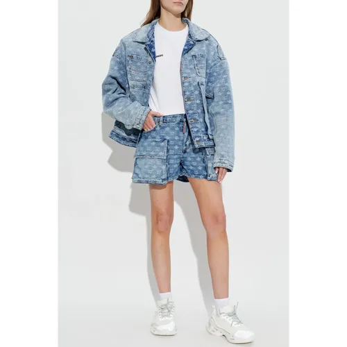 Light Wash Jean Jacket - Dsquared2 - Modalova