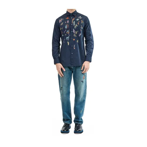 Camicia Ricamo Animaletti - Paul Smith - Modalova