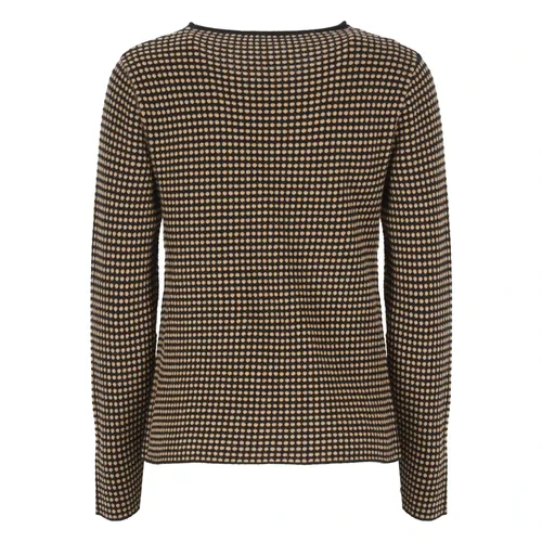 Polka Dot Cashmere Wool Sweater - Kangra - Modalova
