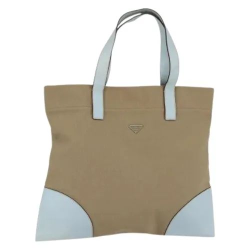 Pre-owned Vintage Canvas Tote Bag - Prada Vintage - Modalova