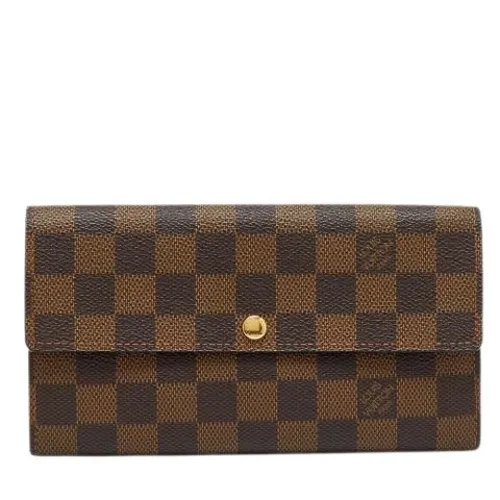 Pre-owned Coated Canvas Wallet - Louis Vuitton Vintage - Modalova