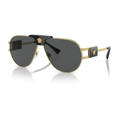 Gafas de Sol Metálicas - Versace - Modalova